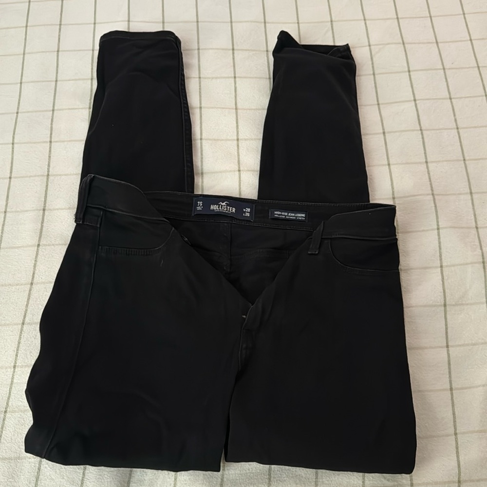 Hollister High Rise Jean Legging Black